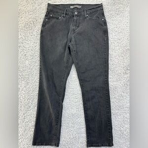 Levi's Jeans Womens 4 Straight Leg 505 Classic Black Denim Basic Casual Outdoors